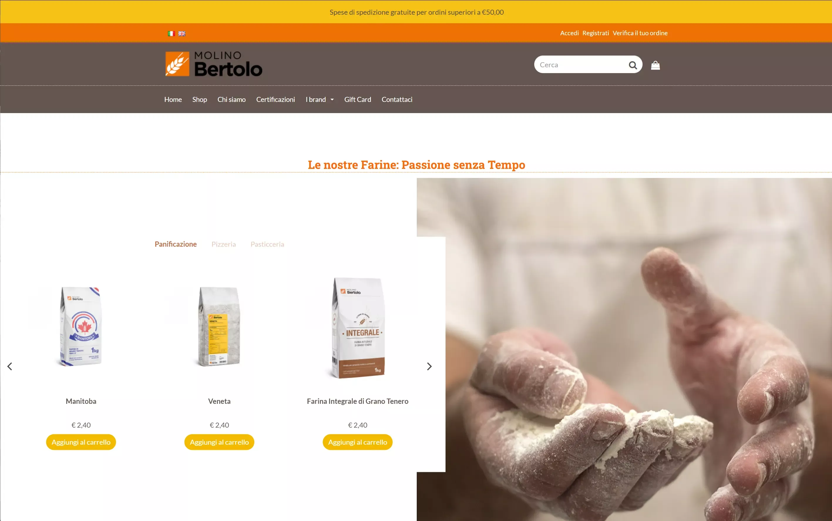E-shop Molino Bertolo